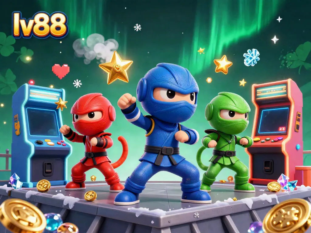 Experience thrilling gameplay with lv88's ninja chameleon team amidst dynamic casino elements
